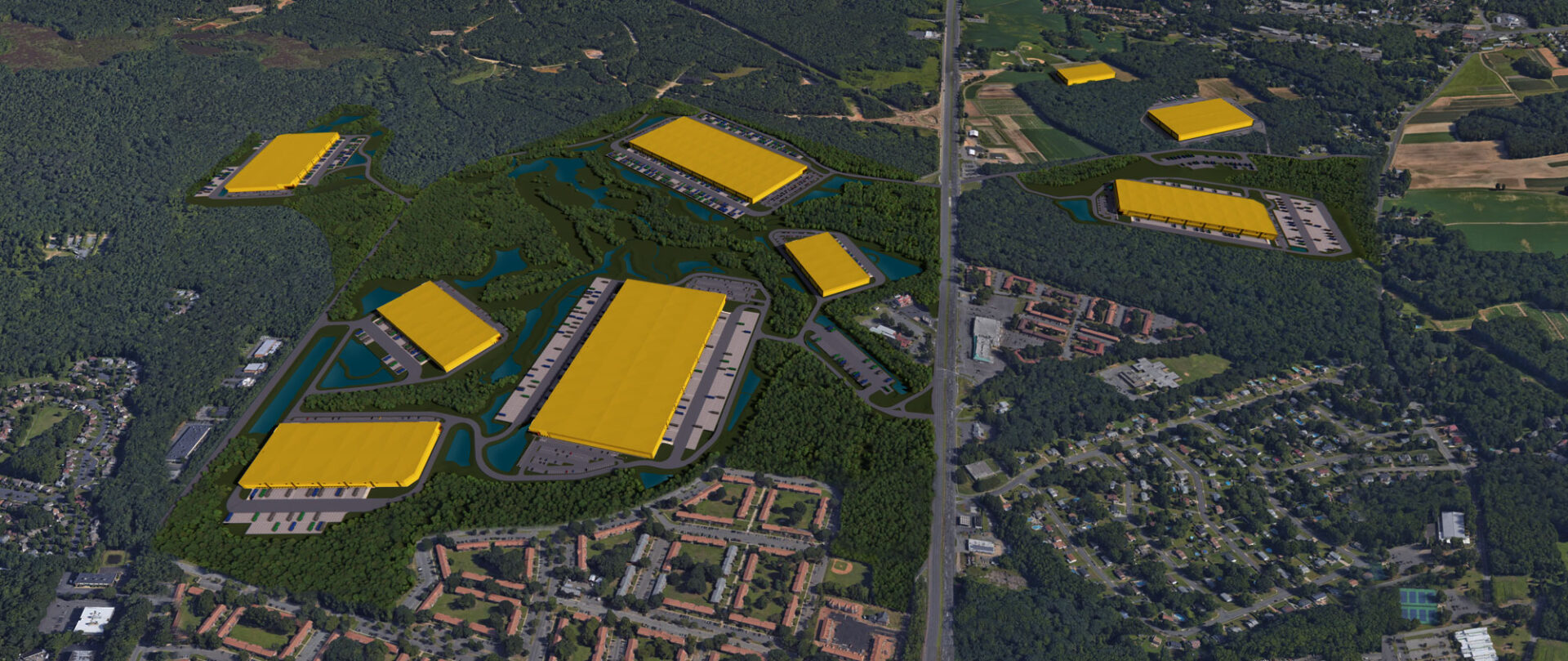 map overview of Central 9 Logistics Park